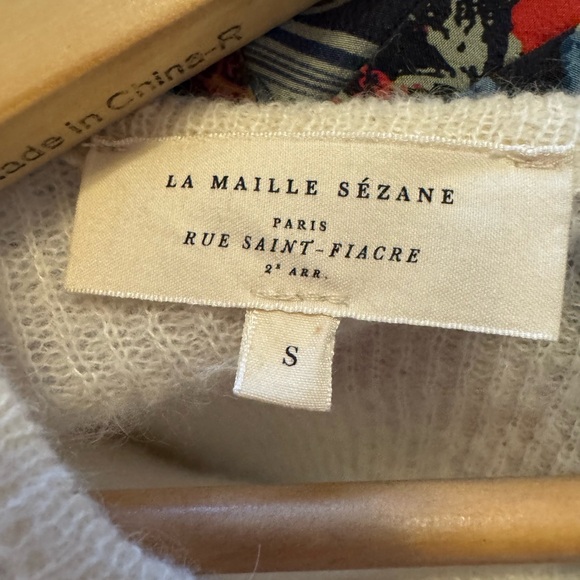 Sezane Cream Women's Cardigan - Picture 4 of 4